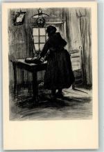 Amsterdam Frau Serie 4 Nr.5 Van Gogh, V. Künstlerkarte