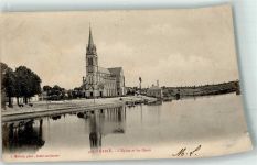 72300 Sable-sur-Sarthe - L Eglise et les Quais