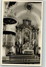 79761 W7890 Tiengen , Hochrhein - Ev. Kirche Innenansicht