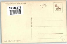 79761 W7890 Tiengen , Hochrhein - Ev. Kirche Innenansicht