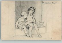 Kind Aus dem Kinderleben Reihe I Peters, H. Künstlerkarte