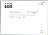 63571 W6460 Gelnhausen FOTO KEINE AK Kirche Schlosskapelle Ort handschrfitlich Foto Original aus Archiv eines Ansichtskartenverlags
