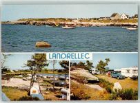 22560 Pleumeur-Bodou - Campingplatz Schwimmbad Strand Auto
