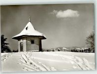 79669 W7863 Gresgen Foto AK Winter Kirche Kapelle
