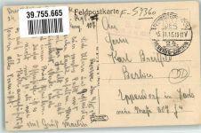 59360 Saint-Souplet 1915 - Mühle Feldpost WK I Uniform Fahrrad