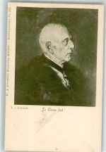 sign. Lenbach Franz v. Generaloberst Helmut von Moltke Eisernes Kreuz Fr. A. Ackermann No. 242 Moltke Künstlerkarte