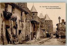 11000 Carcassonne Foto AK Rue des Lices-Hautes