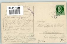 96231 W8623 Bad Staffelstein 1917 - Kirche Vierzehnheilige Staffelberg Schloss Banz