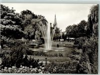 66111 W6600 Dudweiler , Saar Foto AK Stadtpark