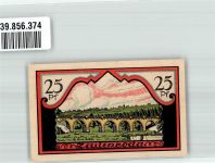 07937 O6570 Zeulenroda 1921 Notgeldschein 25 Pfennig Tscherlichbrücke