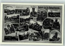 64686 W6147 Felsberg Foto AK Bergstrasse Burg Schloss Denkmal Aussichtsturm