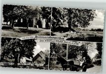 76848 W6741 Hermersbergerhof Foto AK Gasthaus im Pfälzer Wald Ponykutsche