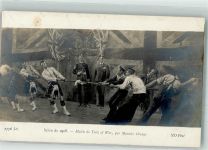 sign. Orange Maurice Wettkampf Seilziehen S.P.A. 2776 Kraftsport 1908 Künstlerkarte