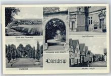 32683 W4924 Barntrup - Gesamtansicht, Stadtpark, Schloss, Untere Straße