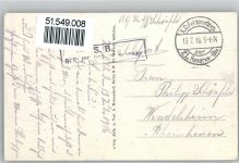 33240 Lugon-et-l'Ile-du-Carnay 1916 - Kirche Feldpost WK I 21. Reserve-Div.