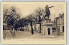 33500 Libourne - Allees de Tourny rt Statue du Capitaine de Gereaux