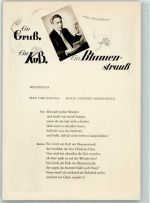 Paul Schröder Autogramm origin. Unterschrift Ein Gruß, Ein Kuß, Ein Blumenstrauß Schlagersänger