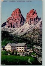 Sellajochhaus 1912 - Südtirol Sellajochhaus 2200 m Dolomiten Hotel Cafe Gasthaus Virglwarte Bozen