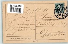 Jagd Pfeife sign. M. Ales Motiv Slowakei 1911 Lieder AK