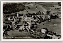 94253 W8379 Bischofsmais 1938 Foto AK Fliegeraufnahme des Ortes mit Pfarrkirche St. Jakobus