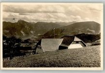 Gmundnerberghaus 1941 Foto AK Schutzhaus am Gmundnerberg