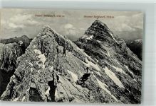 Bettelwurfhütte 1921 Foto AK Hüttenstempel