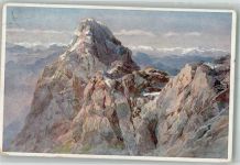Watzmann Mittelspitze Verlag Eugen Richter Nr. 48 Compton, E. H. Künstlerkarte