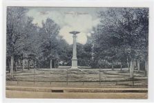 Elmen. Erlenbad u. die Siegessäule gelaufen, 1924. Leicht fleckig, sonst gut erhalten
