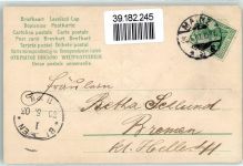 Pfingsten Elfe Fee mit Blumen AK Reliefdruck 1903 Gebrauchsspuren