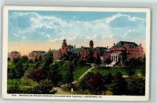 1917 - Lynchburg Randolph Macon Woman College and Campus Studentika AK