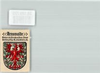 Arnswalde Choszczno Vignette Wappen Arnswalde Königreich Preußen Prov. Brandenburg Reg.Bez. Frankfurt a.O.