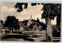 98749 O6433 Scheibe-Alsbach 1960 - mit Ev. Kirche