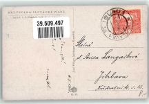 Jihlava Iglau Künstlerkarte sign. Ant. Frolka Slovacke Pisne Tracht Serie I c 5 Ort lt. Stempel
