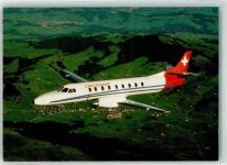 Metroliner III zweimotoriges Turbopropflugzeug Sonderstempel Automobil-Postbüro 1989 Canton Appenzell Schweiz Crossair