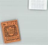 87452 W8966 Altusried 1920 Gebrauchsspuren Notgeldschein 1 Pfennig Marktgemeinde