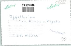 67459 W6737 Böhl-Iggelheim FOTO KEINE AK Ev. Kirche und Kapelle
