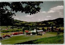 87534 W8974 Aach i Allgäu FOTO KEINE AK Kirche Ort handschriftlich Foto Original aus Archiv eines Ansichtskartenverlags