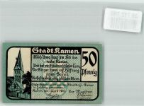 59174 W4708 Kamen , Westf 1920 Notgeldschein 50 Pfennig Nr. 116625
