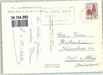 61600 La Ferte-Mace 1966 Foto AK Gasthaus Hotel Rue de la Victoire Auto