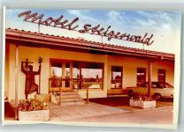 96193 W8602 Wachenroth FOTO KEINE AK Gasthaus Motel Steigerwald Auto Ort handschriftlich Foto Original aus Archiv eines Ansichtskartenverlags