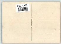 sign. Lik Herz Fisch Blumen Kleeblatt J.V.W. Nr.44 Lebkuchen Künstlerkarte