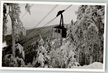 W7800 Freiburg im Breisgau Schauinsland Winter Schwebebahn Foto AK