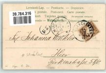 Eine kleine Hütte in einem lichten Wald Strützel, O. 1902 Künstlerkarte
