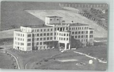 Quebec Foto AK Fliegeraufnahme Sanatorium Madawaska Edmunston