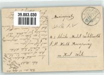 Deutscher Matrose in Uniform mit seiner Liebsten und in Seenot PH 2531-5 Feldpost WK I Rötz Matrosenliebe 1917