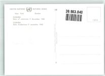 Quebec 1983 Sonderstempel Wappen Flaggen der Nationen Briefmarke Bildseite