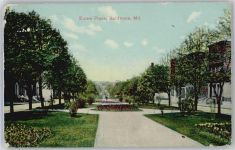 Baltimore - Kunst-Karte, Eutaw Place