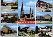 59329 W4724 Wadersloh - Kirchplatz , Krankenhaus , Schule
