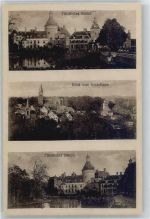 46419 W4294 Anholt , Westf - Fürstliches Schloß, Blick vom Schloßturm