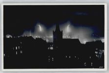 66538 W6680 Neunkirchen , Saar - Ortsansicht bei Nacht